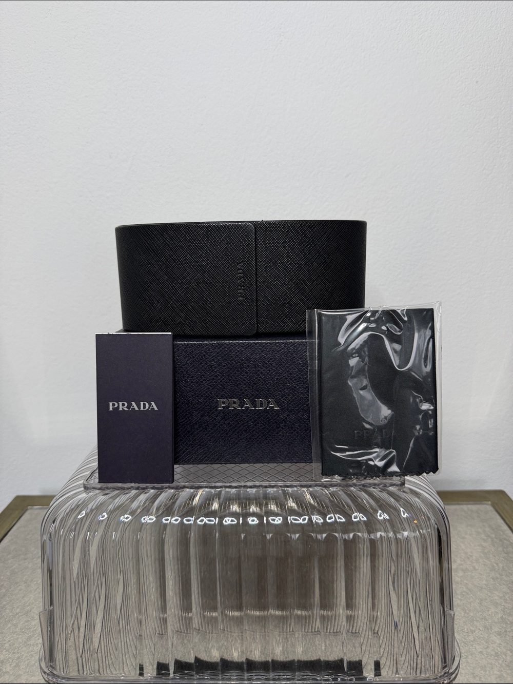 Prada Sunglasses Case and Accessories